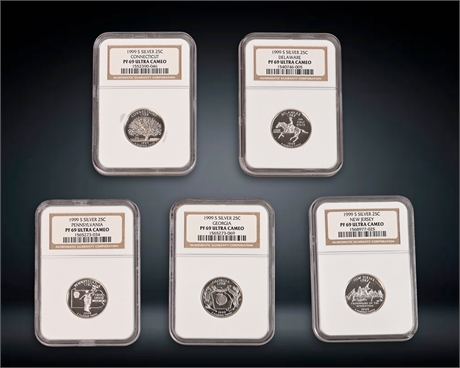 NGC Graded Silver Quarters