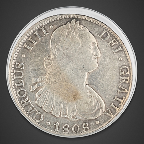 1808 Bolivia Eight Reales – Silver, Charles IV