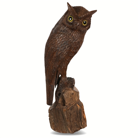 20" Ironwood Owl