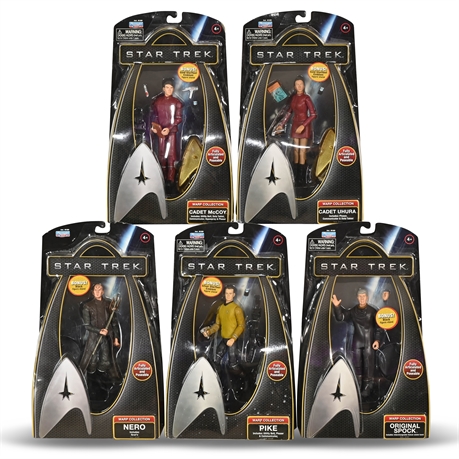 Star Trek Warp Collection: Spock, Pike, McCoy, Uhura..