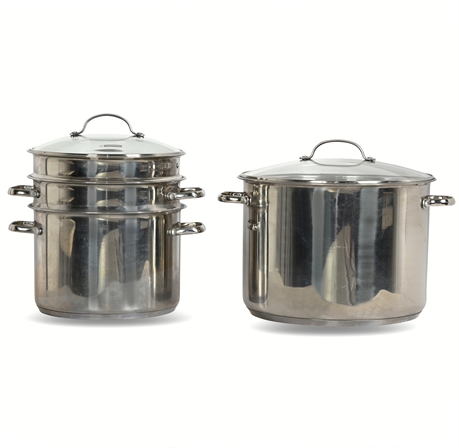 Tramontina Stainless Steel Pot Set