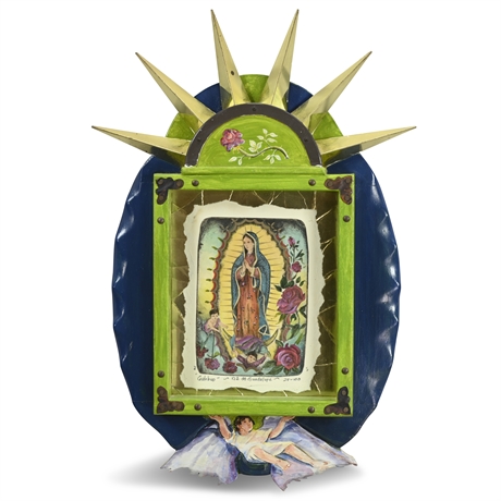 Steve Edwards Virgen de Guadalupe Retablo