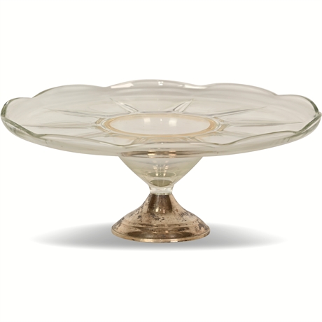 Sterling Silver Footed Cake Plate