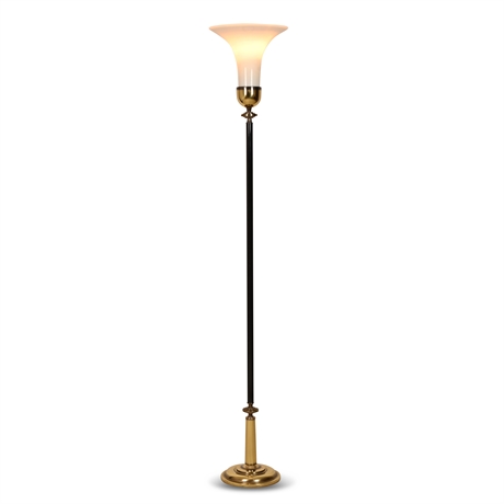 Mid-Century Trumpet Floor Lamp