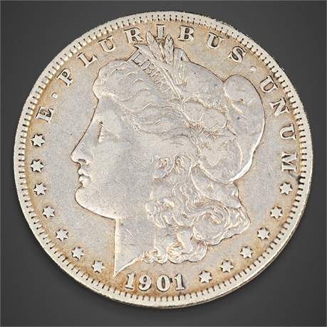 1901-O Morgan Silver Dollar – New Orleans Mint – .900 Silver
