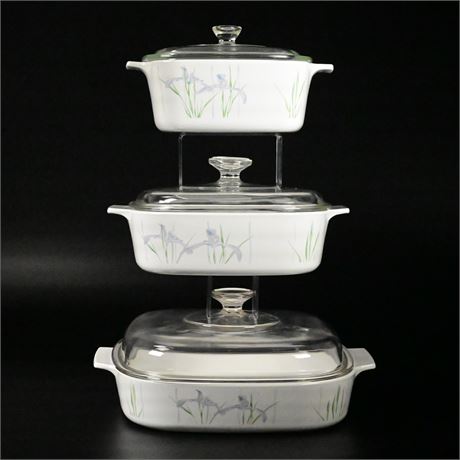 Corning Ware Casserole Dishes with Lids