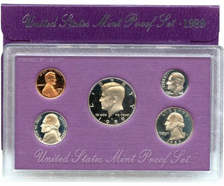 1989 S US Mint Proof Set Original Government Packaging