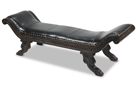 Carved Baroque Bench