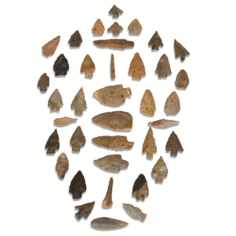 Benton Broad Stem Arrowheads