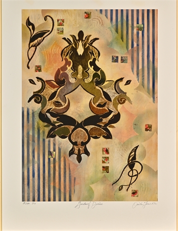 Ouida Touchon "Garden of Desire" Original Handprint