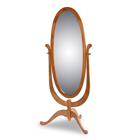 Vintage Full Length Cheval Mirror
