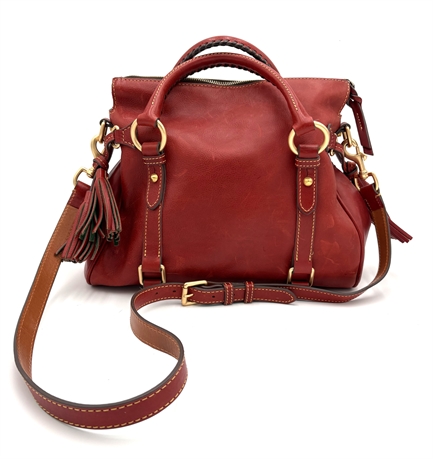 Red Dooney & Bourke Florentine Satchel