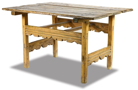 Rustic Carved Table