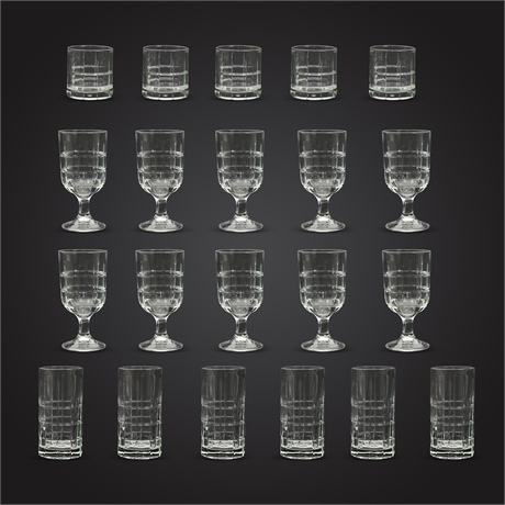 Anchor Hocking "Tartan" Glasses