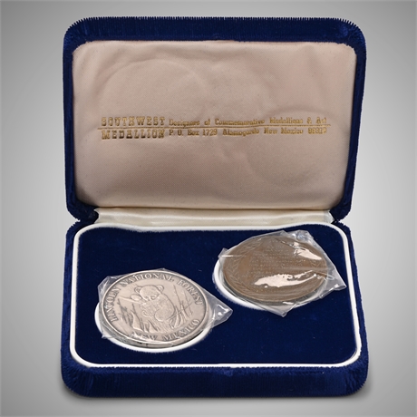 Lincoln National Forest 999 Silver Medallion Set