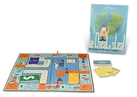 Lie, Cheat and Steal - The Game of Political Power - 1971 Board Game