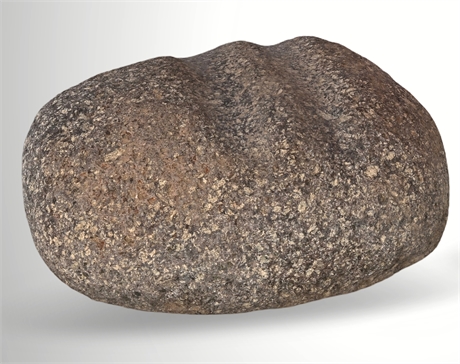 Prehistoric Nutting Stone with Grooved Surface, 4"