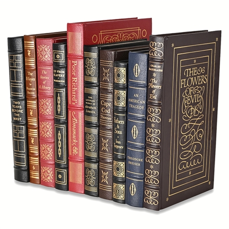 Easton Press Leather Classics – 10-Volume Collection of Literature & Essays