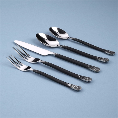 Gourmet Settings Avalon 20-Piece Flatware Set, Service for 4