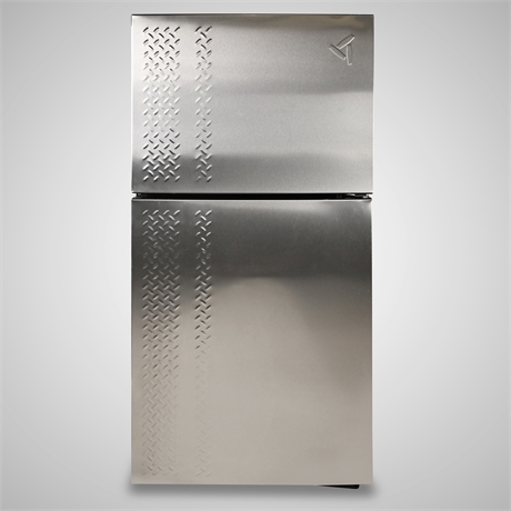 Gladiator GarageWorks Refrigerator Freezer – 19 cu. ft., Stainless Steel