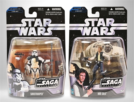 Star Wars: The Saga Collection - Han Solo & Sandtrooper Collector