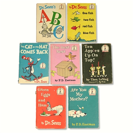 Lot of (7) Vintage Dr. Seuss & Beginner Books