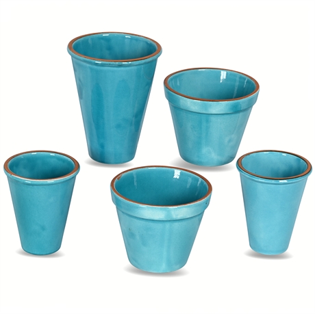 Glazed Ceramic Vases or Cups