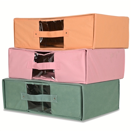 (3) Soft Storage Boxes