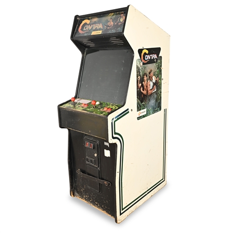 Konami Contra Arcade Machine – 1987 Original, Fully Functional