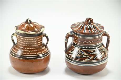 Vintage Tlaquepaque Pottery Jars