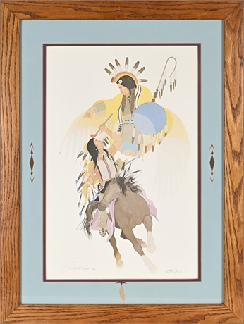 Donald Vann “Gift of Peace” 1979 Signed Lithograph #241/950, Framed