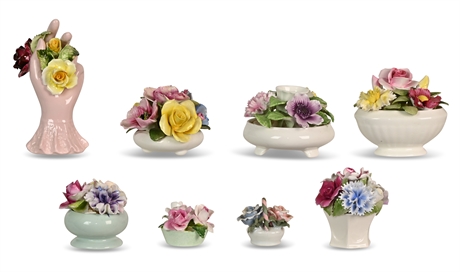 Vintage Porcelain Floral Bouquets