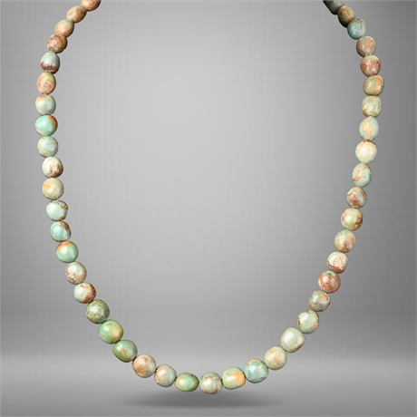 20" Turquoise Pearl Necklace