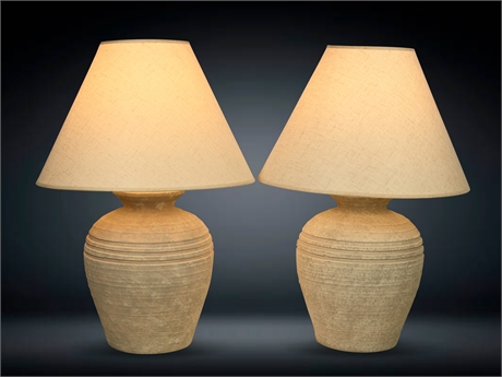 Pair 26" Table Lamps