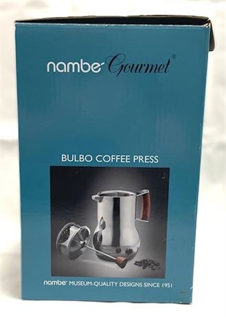 Nambe Gourmet Bulbo Coffee French Press