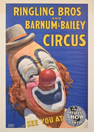 Vintage Ringling Bros & Barnum & Bailey Circus Poster