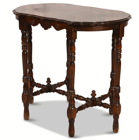 Early 20th Century Carved Parlor Table