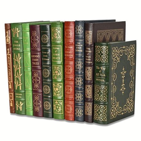 Easton Press Leather Classics – 10-Volume Collection of Poetry, Fables & More