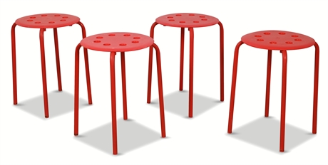 (4) IKEA Stools