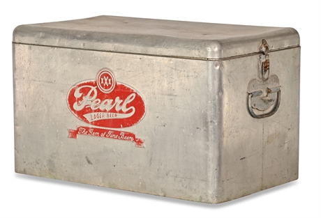 Antique Pearl Beer Ice Chest