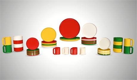 Heller by Massimo Vignelli 46-Piece Dinnerware Set — Mid-Century Modern