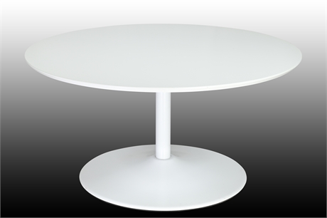 Contemporary Pedestal Cocktail Table