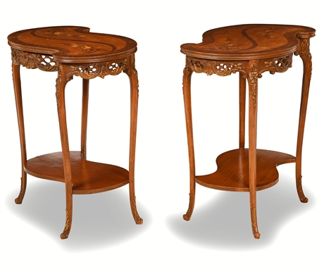 Louis XV Kidney Parlor Tables