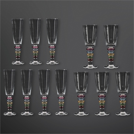 Block Crystal "Carnival" Stemware Collection