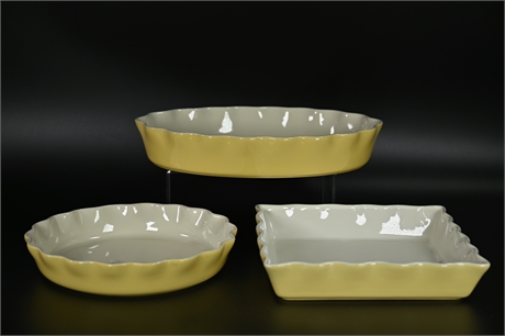 3 Ceramic Mayfair & Jackson Dishes
