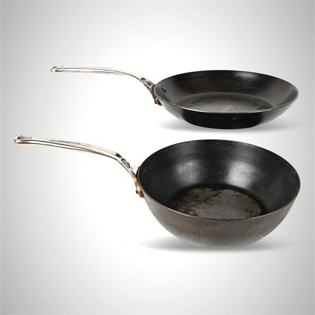 De Buyer Mineral B Carbon Steel Frying & Country Pans, France