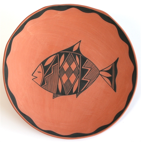 Albert Alvidrez Handcrafted Tigua Pottery