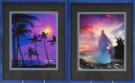 Pair Hawaiian Framed Photographs