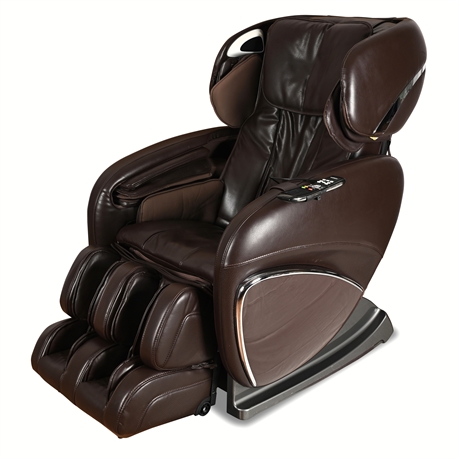 Cozzia EC-670 3D Zero-Gravity Massage Chair – Brown Leather, Fully Functional