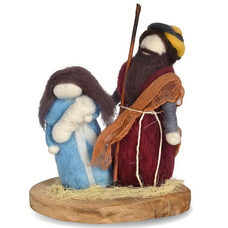 Felted Wool Nativity